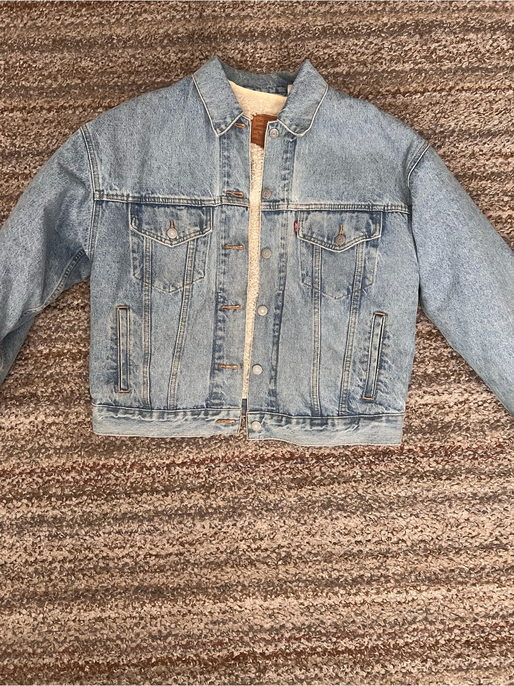 Levi's Light Blue Denim Jacket with double layer